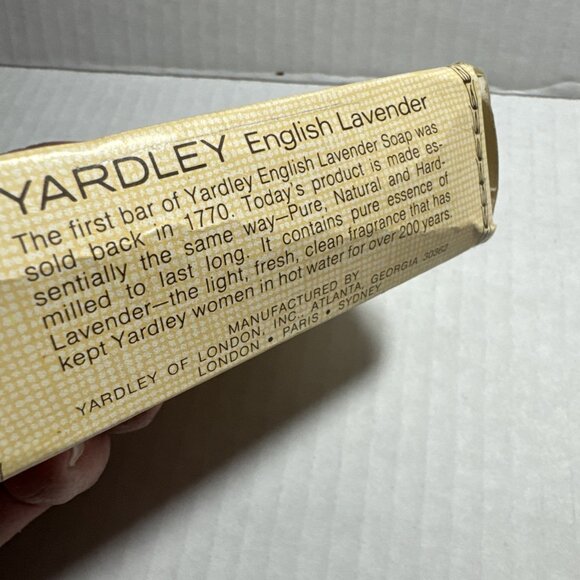 Vintage Bar of Yardley English Lavender Bar Soap 4.75oz - New in Box Men's Scent - Picture 2 of 3